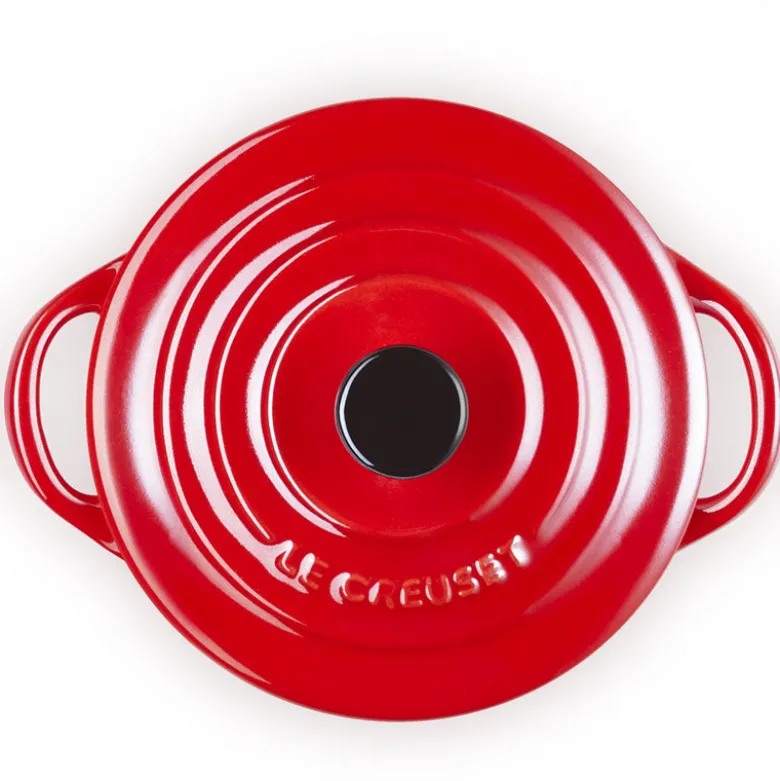 10 cm - Le Creuset Mini Cocotte Casseruola Rotonda In Gres Vetrificato - Set 4 Pz