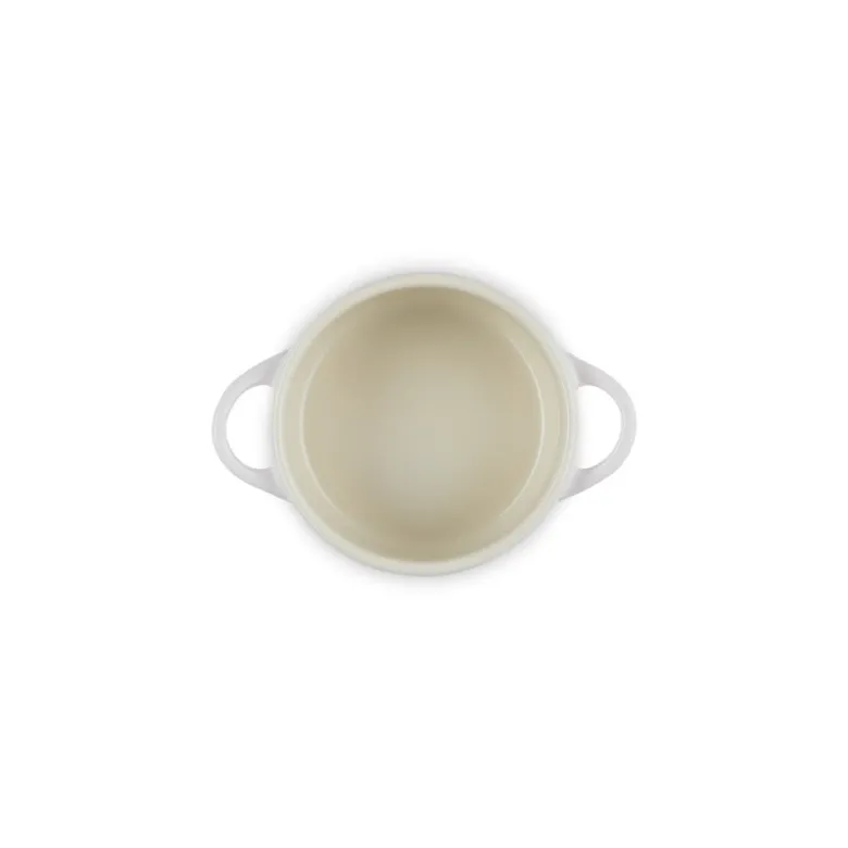10 cm - Le Creuset Mini Cocotte Con Pomolo Cuore In Gres Vetrificato