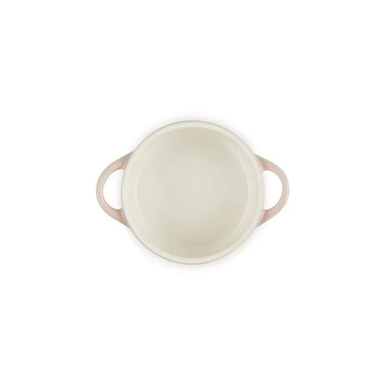 10 cm - Le Creuset Mini Cocotte Con Pomolo Cuore In Gres Vetrificato