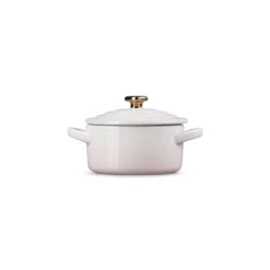 10 cm - Le Creuset Mini Cocotte Con Pomolo Cuore In Gres Vetrificato