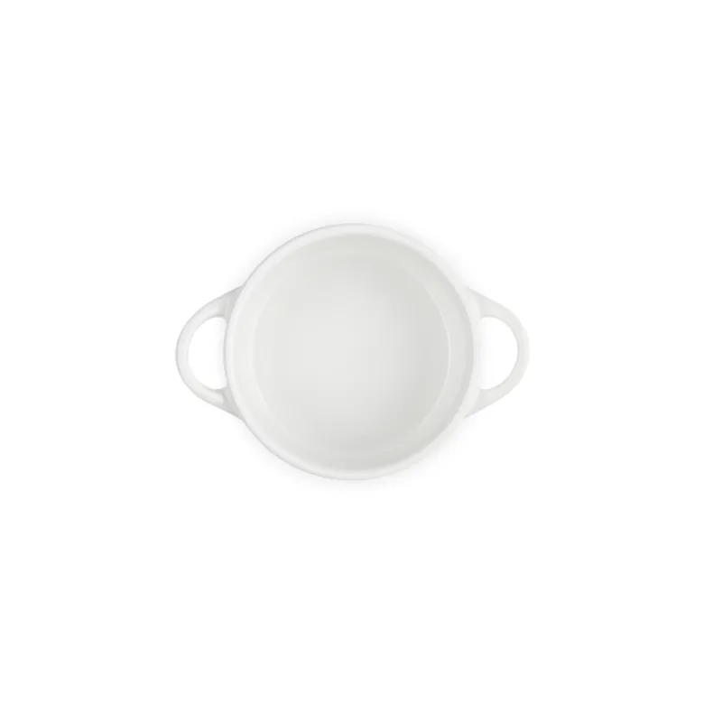 10 cm - Le Creuset Mini Cocotte Con Pomolo Cuore In Gres Vetrificato
