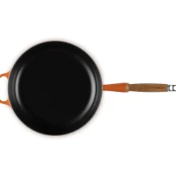28 cm - Le Creuset Padella Alta In Ghisa Con Manico In Legno