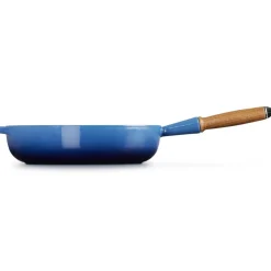 28 cm - Le Creuset Padella Alta In Ghisa Con Manico In Legno