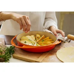 28 cm - Le Creuset Tarte Tatin Tortiera Rotonda In Ghisa Vetrificata