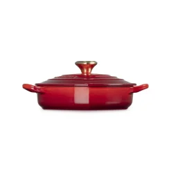 20 cm - Le Creuset Tradition Cuore Tegame Basso In Ghisa Vetrificata