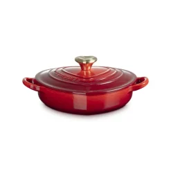 20 cm - Le Creuset Tradition Cuore Tegame Basso In Ghisa Vetrificata