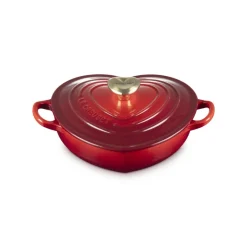 20 cm - Le Creuset Tradition Cuore Tegame Basso In Ghisa Vetrificata