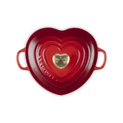 20 cm - Le Creuset Tradition Cuore Tegame Basso In Ghisa Vetrificata