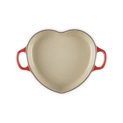 20 cm - Le Creuset Tradition Cuore Tegame Basso In Ghisa Vetrificata