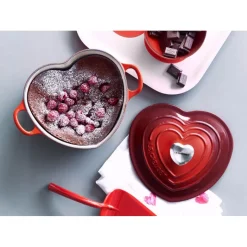 20 cm - Le Creuset Tradition Cuore Casseruola In Ghisa Vetrificata