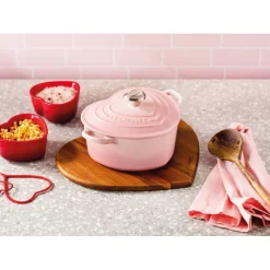 20 cm - Le Creuset Tradition Cuore Casseruola In Ghisa Vetrificata
