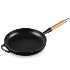 24 cm - Le Creuset Tradition Padella In Ghisa Smaltata con Manico In Legno