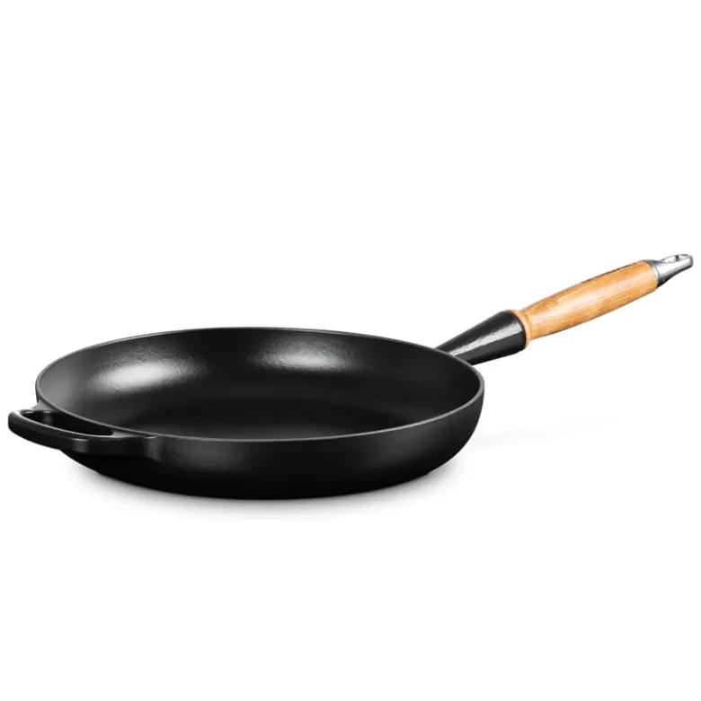 24 cm - Le Creuset Tradition Padella In Ghisa Smaltata con Manico In Legno