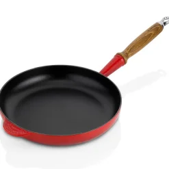 26 cm - Le Creuset Tradition Padella In Ghisa Smaltata con Manico In Legno