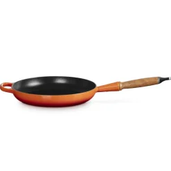 26 cm - Le Creuset Tradition Padella In Ghisa Smaltata con Manico In Legno