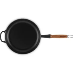 26 cm - Le Creuset Tradition Padella In Ghisa Smaltata con Manico In Legno