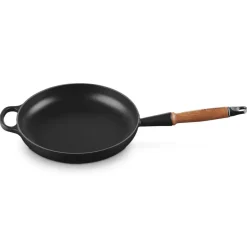 26 cm - Le Creuset Tradition Padella In Ghisa Smaltata con Manico In Legno