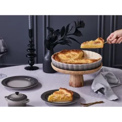 28 cm - Le Creuset Tradition Tortiera Rotonda In Gres Vetrificato