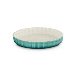 28 cm - Le Creuset Tradition Tortiera Rotonda In Gres Vetrificato