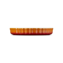 28 cm - Le Creuset Tradition Tortiera Rotonda In Gres Vetrificato