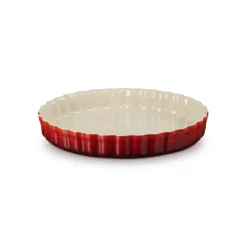 28 cm - Le Creuset Tradition Tortiera Rotonda In Gres Vetrificato