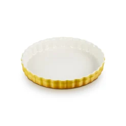 28 cm - Le Creuset Tradition Tortiera Rotonda In Gres Vetrificato