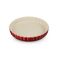 28 cm - Le Creuset Tradition Tortiera Rotonda In Gres Vetrificato