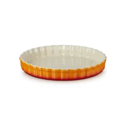 28 cm - Le Creuset Tradition Tortiera Rotonda In Gres Vetrificato