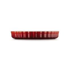 28 cm - Le Creuset Tradition Tortiera Rotonda In Gres Vetrificato