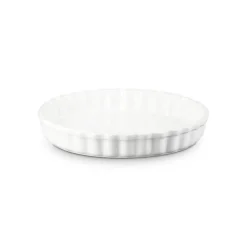 28 cm - Le Creuset Tradition Tortiera Rotonda In Gres Vetrificato