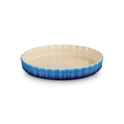 28 cm - Le Creuset Tradition Tortiera Rotonda In Gres Vetrificato