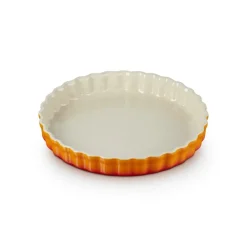 28 cm - Le Creuset Tradition Tortiera Rotonda In Gres Vetrificato