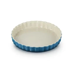 28 cm - Le Creuset Tradition Tortiera Rotonda In Gres Vetrificato
