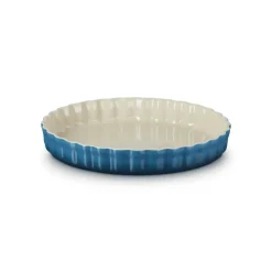 28 cm - Le Creuset Tradition Tortiera Rotonda In Gres Vetrificato