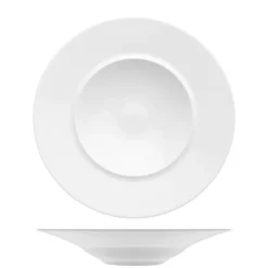 25 cm - Lioness Florence Piatto Fondo In Porcellana - Set 4 Pz