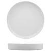 22.8 cm - Lioness Justwhite Piatto Piano In Porcellana - Set 4 Pz