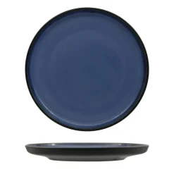 29 cm - Madeira Piatto Piano In Porcellana Set 3 Pz