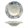 17 cm - Mesa Ceramics Estoril Piatto Fondo Pasta Bowl Decorato In Gres porcellanato Set 4 Pz