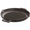30 cm - Paderno Bistecchiera Grill Rotonda In Ghisa Smaltata