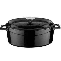 29 cm - Paderno Casseruola Ovale In Ghisa Smaltata