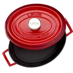 29 cm - Paderno Casseruola Ovale In Ghisa Smaltata