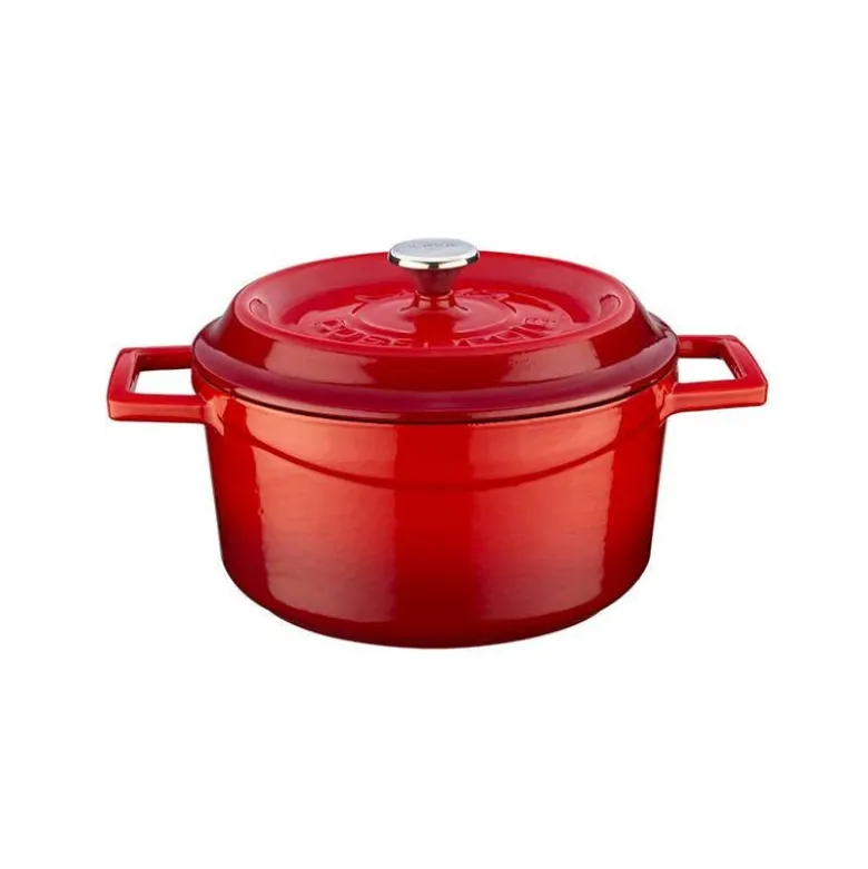 20 cm - Paderno Casseruola Rotonda In Ghisa Smaltata