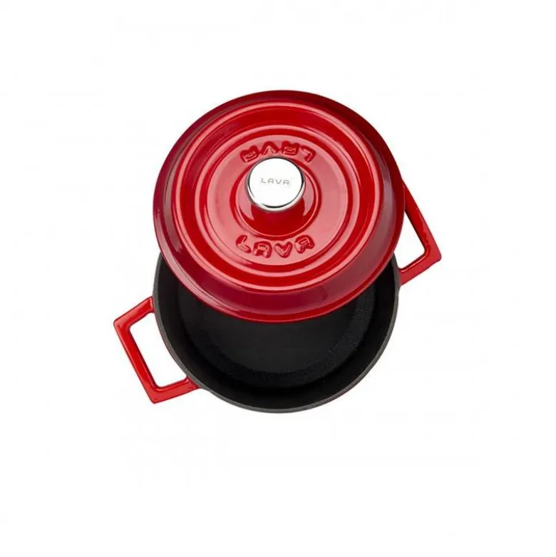 16 cm - Paderno Casseruola Rotonda In Ghisa Smaltata