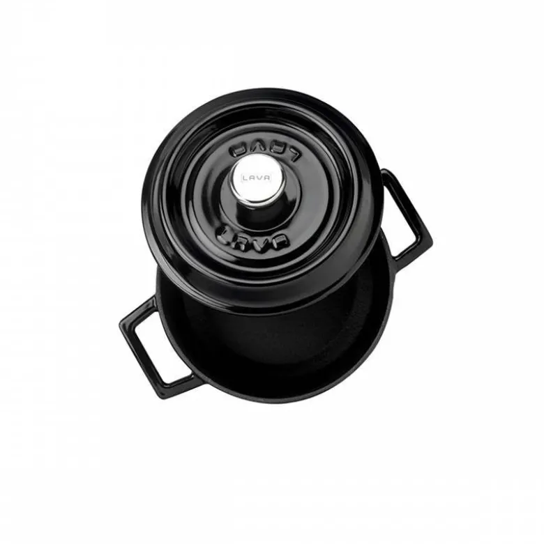 16 cm - Paderno Casseruola Rotonda In Ghisa Smaltata