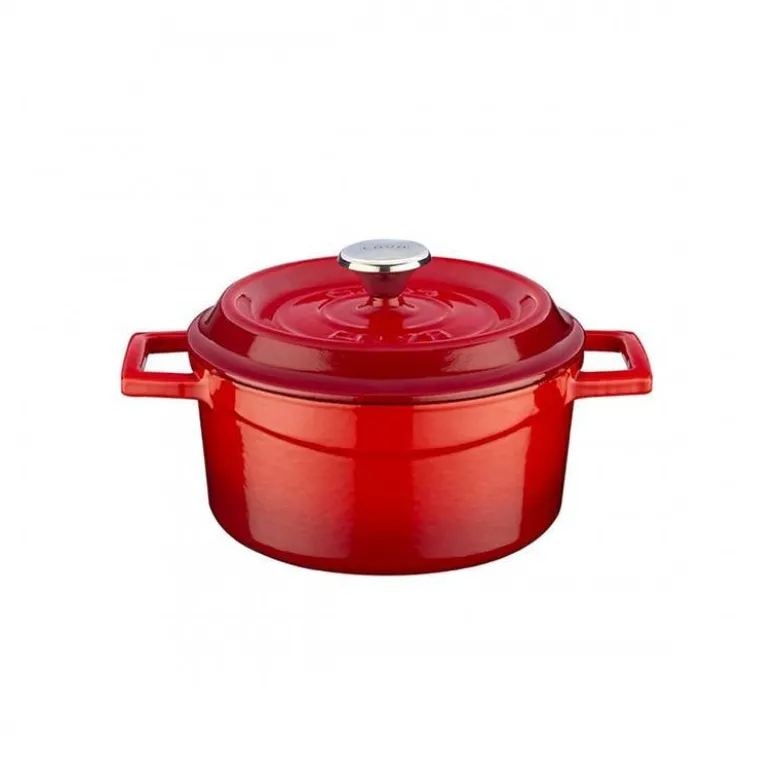 16 cm - Paderno Casseruola Rotonda In Ghisa Smaltata
