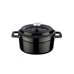 16 cm - Paderno Casseruola Rotonda In Ghisa Smaltata