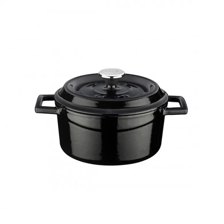 16 cm - Paderno Casseruola Rotonda In Ghisa Smaltata