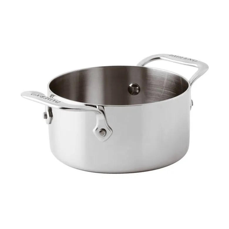 10 cm - Paderno Series 12200 Miniature Casseruola Bassa In Acciaio Inox