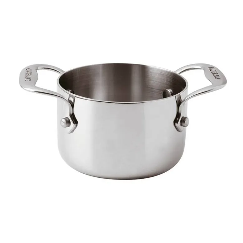 10 cm - Paderno Series 12200 Miniature Casseruola Alta In Acciaio Inox