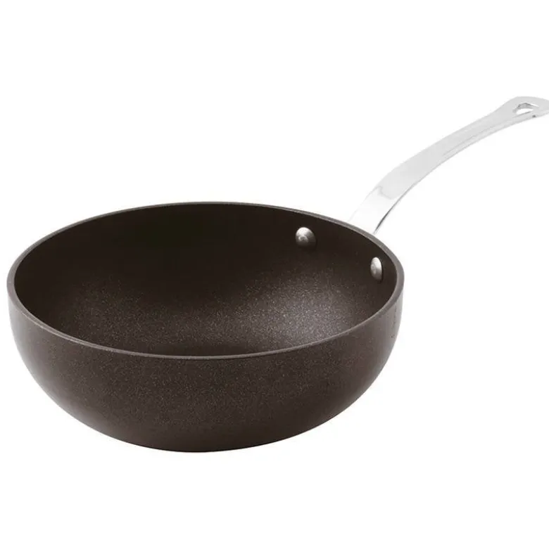 16 cm - Paderno Series 16140 Wok Antiaderente In Alluminio